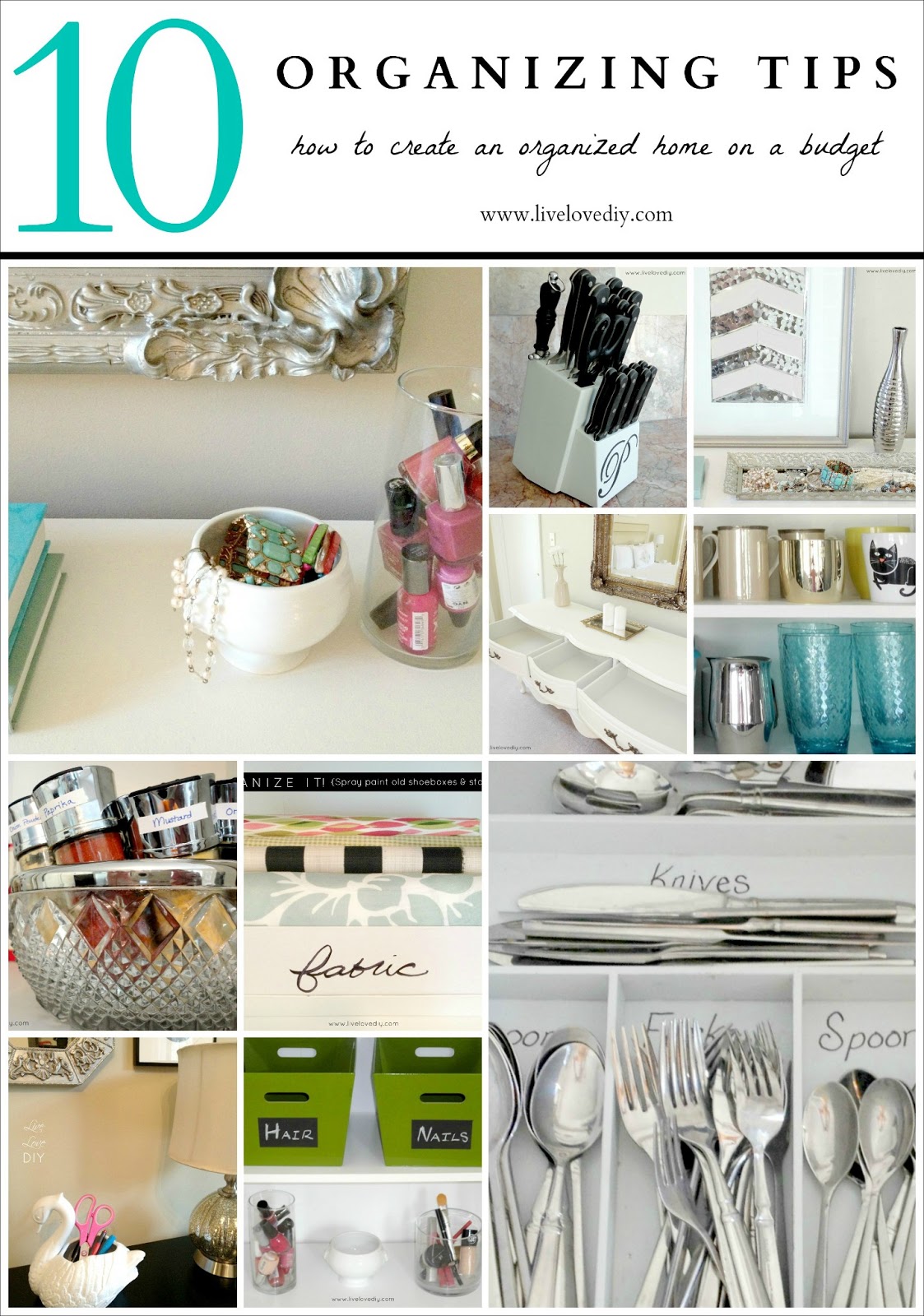 How to organize my home Throwing your stuff in a box or drawer doesn't make it organized.
